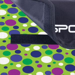 Patura pentru picnic captusita cu aluminiu Spokey Circles 180 x 210 cm 4