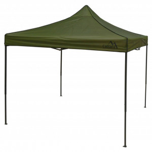 Pavilion de gradina Cattara, 3x3m, inaltime 2.35m, verde - TT13338