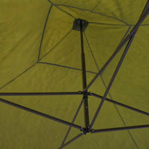 Pavilion de gradina Cattara, 3x3m, inaltime 2.35m, verde - TT13338 - Img 4