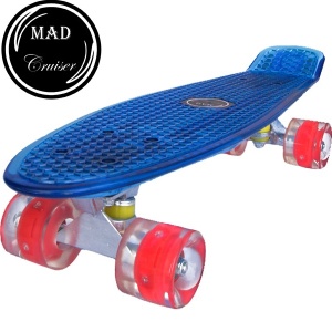 Penny board Mad Cruiser Full LED ABEC 7-albastru - Img 4