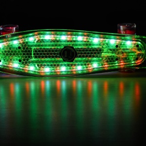 Penny board Mad Cruiser Full LED ABEC 7-verde - Img 6