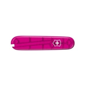 Prasea fata cu logo pentru bricege Victorinox, 84mm, Pink Transparent C.2605.T3.10