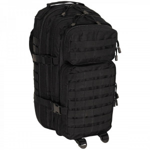 Rucsac modular 30 litri, multiple buzunare, compatibil sistem hidratare, negru MFH - OUTMA.30328A