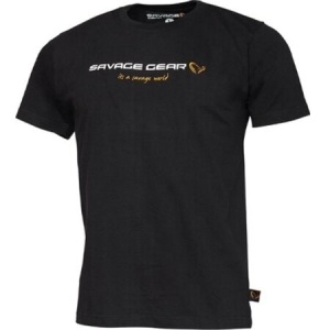 SAVAGE GEAR Tricou Junior Black Ink