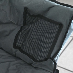 Scaun pliabil camping Cattara Lisboa, 80 x 95 x 62cm, suparta 120kg, antracit - TT13473 - Img 6