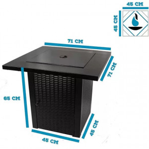 Semineu pe gaz 12,5 Kw Activa 14848 4