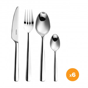 Set 24 tacamuri Fiskars Functional Form, otel inoxidabil