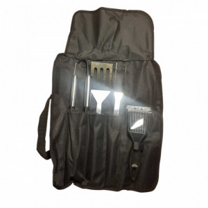 Set 4 ustensile pentru gratar cu husa textila Activa 19091 - Img 2