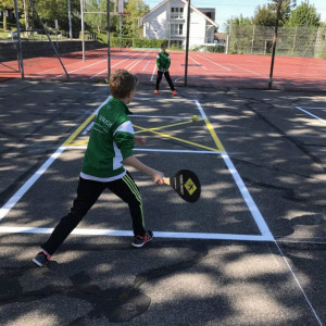 Set palete din lemn Street Racket Schildkröt - 970115