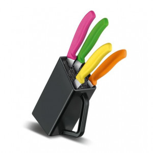 Set Victorinox pentru Bucatarie, 4 piese, suport negru - 6.7126.4 2