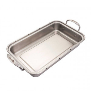 Tava din inox cu tocator de lemn Char-Broil - 140014 tava