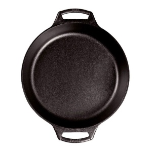 Tava rotunda din fonta cu manere tip tigaie Lodge 26 cm - L-BW10BSK - Img 2