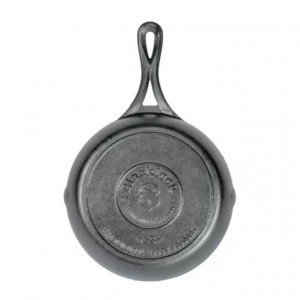 Tigaie adanca rotunda din fonta cu maner Lodge Blacklock triplu asezonata 18 cm L-BL63SK 3