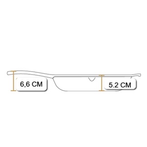 Tigaie adanca rotunda din fonta cu maner triplu asezonata Lodge Blacklock 26 cm - L-BL96SK - Img 9