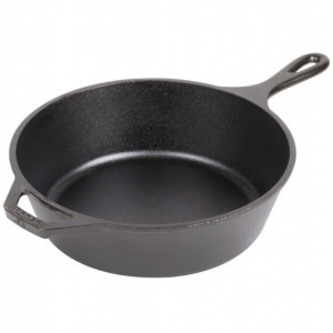 Tigaie inalta rotunda din fonta cu maner Lodge 26 cm L-8DSK3 3