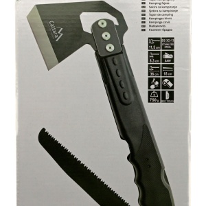 Topor cu fierastrau Cattara 4 in 1, teaca solida, fluier, amnar, 36cm - TT13267 - Img 10