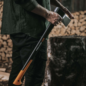 Topor pentru despicat Fiskars X25, XL, 775 mm, 2430 g - Img 8