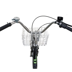 Tricicletă 24" pentru adulți BR CYCLES Pro2008-VB, cadru oțel 16", 7 viteze, frâne V-Brake/tambur, verde kaki - Img 14