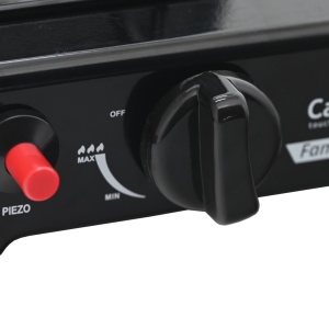 Aragaz portabil cu 1 arzator Cattara Traveler Family Single, negru, capac, 2.2kw, 160g/h - Img 3
