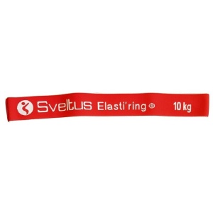 Banda elastica Sveltus Elasti'ring 10 kg, rosie