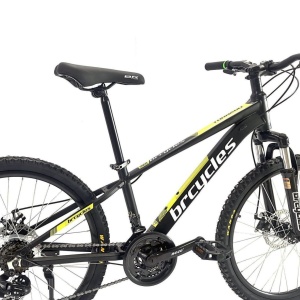 Bicicleta BR Tornado 26", 21 viteze, frane pe disc, cadru din aluminiu 13.5", manete secventiale, negru - Img 3