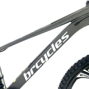 Bicicleta BR Tornado ProMG 26", jante MAGNEZIU, 21 viteze, frane pe disc, cadru din aluminiu 13.5", manete secventiale, gri - Img 4