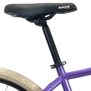 Bicicleta BR TSUNAMI PRO2025 26", 21 viteze, frane pe disc, cadru otel 15", manete secventiale, violet - Img 4