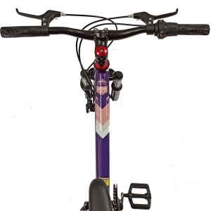 Bicicletă copii BR Inspire 20", 7 viteze, frâne pe disc, cadru oțel 12", manete Revoshift, mov, varsta 7 - 10 ani - Img 4