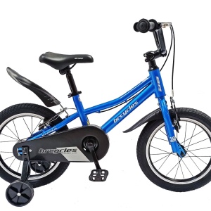 Bicicletă copii BR Neptune Kids 16", cadru oțel, albastru, varsta 4 - 6 ani
