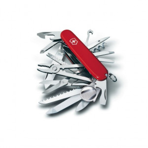 Briceag Victorinox SwissChamp, rosu - 1.6795 unelte stanga