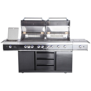 Bucatarie de exterior din inox, gratar pe gaz cu Air System ALL GRILL Top-Line Extrem Light - 100960 - Img 5
