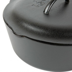 Ceaun din fonta cu capac - cuptor olandez Lodge 30 cm 6,7 litri - L-10DO3 2