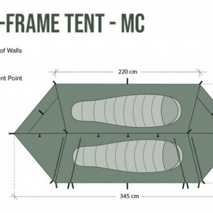 Cort 2 Persoane DD A-Frame Camo - 0707273932129 7