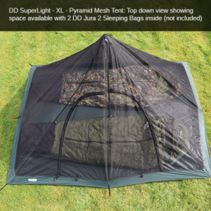 Cort DD Hammocks SuperLight Pyramid XL- Panza Anti Insecte - 0707273932112 2