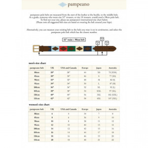 Curea din piele Pampeano Navy 100 cm chart