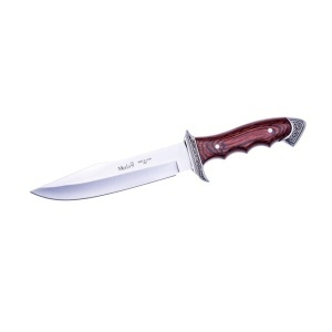 Cutit Outdoor Muela 21833, maner lemn presat coral, lama 18cm - 21833