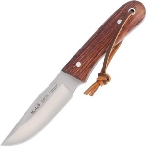 Cutit Outdoor Muela Bison-9NL, maner lemn Palovioleta lama 9cm