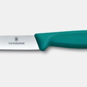 Cutit pentru decojit Victorinox Swiss Classic Paring Knife, lama 10cm, maner verde Polypropylene - 6.7704.C1