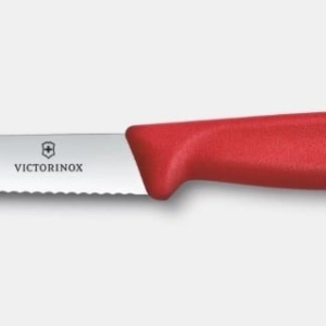 Cutit pentru decojit Victorinox Swiss Classic Paring Knife, lama 10cm, maner rosu Polipropilena - 6.7731.C1