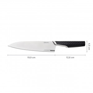 Cutitul bucatarului Fiskars Titanium, 20 cm - Img 4