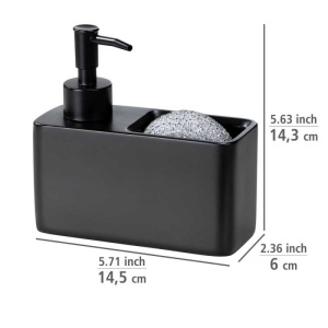 Dispenser sapun lichid de vase Resa Wenko Black Outdoor Kitchen - 55076100 - Img 3