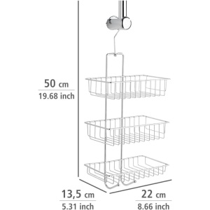 Etajera de dus cu 3 niveluri Wenko Nivala - 15888100 - Img 2