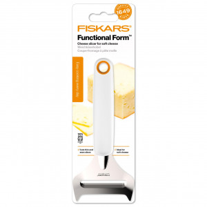 FISKARS Dispozitiv pentru feliat branza moale Fiskars Functional Form, alb, 255 mm, 40 g - 1016128 - Img 3
