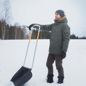 FISKARS Impingator pentru zapada tip sanie Fiskars SnowXpert, 1490 mm, 4300 g - 1003470 - Img 3