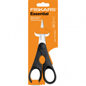 Foarfeca de bucatarie cu deschizator de sticle Fiskars Essential 20 cm - Img 2