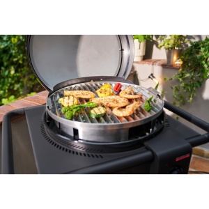 Gratar electric 2.100 W si pe carbuni hibrid, 370 grade Celsius, TRU-Infrared, Char-Broil Patio Bistro E2Coal - 140255 - Img 14
