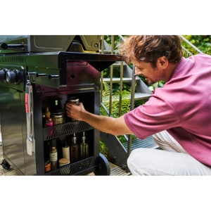 Gratar pe gaz Char-Broil Essential 3 G cu 3 arzatoare, grile din fonta, TRU-Infrared -140234 - Img 11