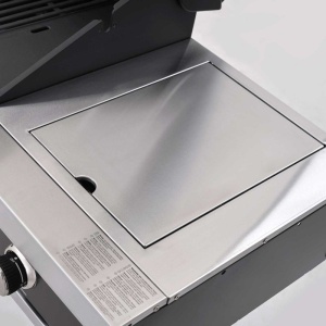 Gratar pe gaz cu 3 arzatoare din inox Grandhall Premium GT3 si arzator lateral sear burner - K03000281A, incastrabil - Img 10