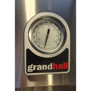 Gratar pe gaz cu 5 arzatoare 4 inox si 1 infrarosu, incastrabil, grile si plita fonta, Grandhall Pro Elite 4 - K04000383A - Img 5