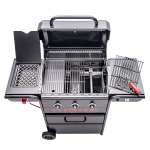 Gratar pe gaz si carbuni hibrid Char-Broil Gas2Coal 2.0 330 Special Edition, plita si sear burner - 140994 - Img 5